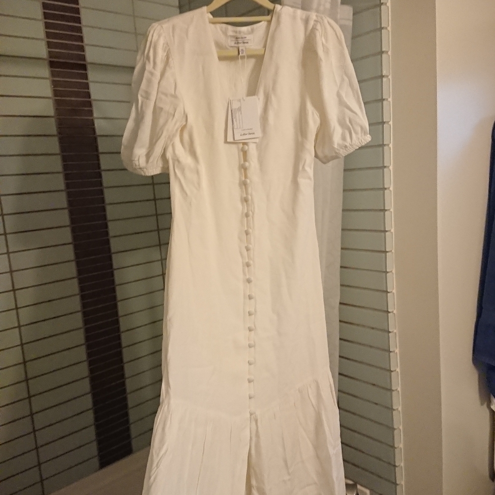 Long white dress